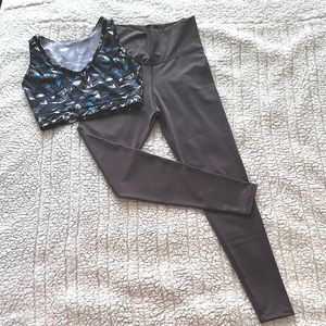 NWOT. Sportswear set. Size XS. Gray color.